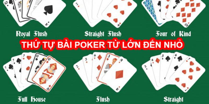 Thứ tự bài xì tố và những quy tắc căn bản